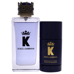Dolce & Gabbana K Travel Set For Men Eau De Toilette, 100 ml + Deodorant Stick, 75 gm