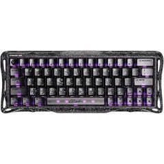 GravaStar Mercury V60 Pro 60% HE Magnetic Gaming Keyboard, True 8kHz Polling Rate, 0.125ms Latency, Dynamic Rapid Trigger, 0.005mm Adjustable Actuation, Full Aluminum Frame (Cyber Frost Black)
