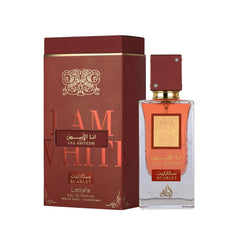 Lattafa Ana Abiyedh Scarlet, Eau de Parfum Spray Long-Lasting Fragrance for Unisex, 2.0 Ounce / 60 ml