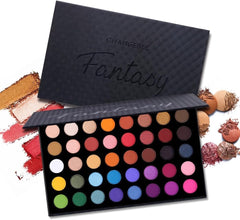 UCANBE 40 Color Earthy Tone Glitter Eyeshadow Palette