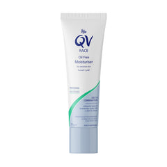 QV Face Oil-Free Moisturiser 75g - Lightweight Hydration for Oily & Combination Skin, Non-Greasy, Dermatologist Tested