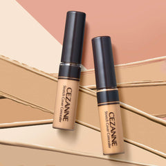 Cezanne Stretch Cover, Concealer 20, Natural Type, 0.3 oz (8.0 g), High Density Adhesion, High Cover, Eyes, Spinach Line, Pores, Bear, Waterproof