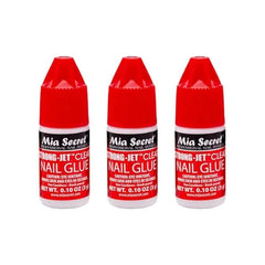 Mia Secret 3pcs Mia Secret Strong Jet Clear Drop On Nail Glue Fast Drying and Long Lasting
