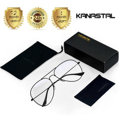KANASTAL Polarized Sunglasses for Women and Men, Metal Frame Sun Glasses Retro Shades for Mens Driving Outdoor Military Style 100% UV400 Protection