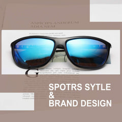 KANASTAL Polarized Sports Sunglasses for Men Women, Classic Square Sun Glasses Driving Cycling Outdoor Lightweight Shades for Womens 100% UV400 Protection