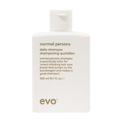 EVO Normal Persons Daily Shampoo, Deep Cleansing Shampoo for Normal & Oily Hair, Cleansing Shampoo Removes Residues from Hair - 300 ml
