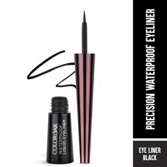 Colorbar Waterproof Liquid Eyeliner, Black, 2.5ml