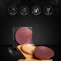 Sugar Cosmetics Matte Finish Cream-to-Powder Foundation | For All Skin Types, Full Coverage, Matte Finish | 12g - 35 Frappe