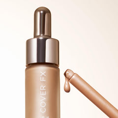 Cover FX Custom Bronzer Drops Gilded Glow 1 Fl Oz - Customizable Liquid Contour Bronzer Makeup - Weightlessly Blends with Other Skincare Products for a Sun-Kissed and Radiant Glow