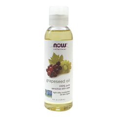 Now Solutions Grape Seed Oil, 4 Ounce