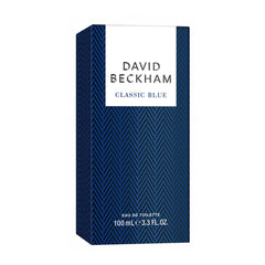David Beckham Classic Blue Eau de Toilette For Him- Men's Fragrance, David Beckham Fragrance, Citrusy, Woody Scent - 100ml (3.5oz)