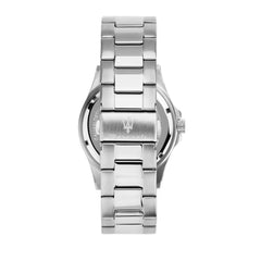 Maserati Limited Edition Men's Watch, Time, Date, Analogue, Steel Strap, Waterproof, COMPETIZIONE Collection - R8853100039 - Green/Silver