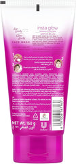 Glow & Lovely Formerly Fair Face Wash With Multivitamins Instaglow To Remove Dullness Brighten The Skin, 150Ml (Pack Of 2)