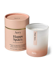 Aery Happy Space - Rose Geranium & Amber Scented Candle (200g)