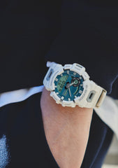G-Shock Casio GBA-900CB-7AJFCasio Wristwatch, Web Exclusive, Bluetooth Included, Distance Measurement Function, Web Limited Model: White/Blue Green Import from Japan New