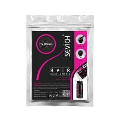 Hair Fiber Refill Bag - Hide Hair Loss Instantly - 100% Natural Powdered Cotton Microfibers (Dark Brown 100g)
