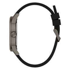 Guess GW0781G5 Men's Watch Badge Leather, Gun, Strap.