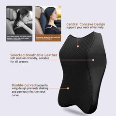 THMINS Car Headrest Pillow,Car Seat Neck Pillows,Car Neck Support,Memory Foam, Soft, Breathable, For Neck Pain Relieve & Cervical Support…