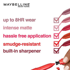 Maybelline New York Super Stay Ink Crayon Lipstick, Matte Finish, 1.2g - Change Is Good