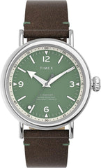 Timex x Peanuts Men's Standard 40mm Watch - Brown/Green/Silver-Tone/White