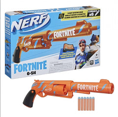 Nerf Fortnite 6 Sh Dart Toy Blaster Camo Pulse Wrap,6 Dart Rotating Drum, Includes 6 Nerf Darts - Fun Outdoor toy for boys & girls, gift toy for kids Ages 8+