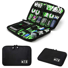 eWINNER Electronics Accessories Organizer Bag,Portable Tech Gear Phone Accessories Storage Carrying Travel Case Bag, Headphone Earphone Cable Organizer Bag