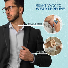 The Man Company Water EDP For Men - 60ml | Premium Fragrance with Long-lasting Freshness | Perfect For Everyday Use | Gift for Men