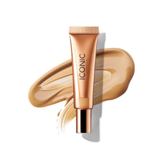ICONIC London Sheer Bronze - Liquid Bronzer for a Radiant and Luminous Skin, Beach Vibes, 12.5ml