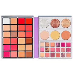 Daroge 48 Color Makeup Palette - Highlight, Contour, Eyeshadow, Blusher, Eyebrow All In One Gift Kit For Women - 138 Grams