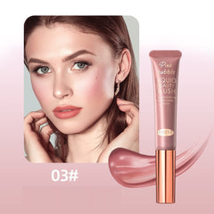 KANZA - Liquid Beauty Blush | Face Cheek Blusher Liquid Concealer Pen | Body Face Contouring Makeup Pen | Matte Finish Liquid Contour Stick with Soft Cushion Applicator | 15g (Color #3)