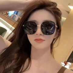 Goodern Polarized Sunglasses for Women Men,Travel Lightweight Sun-Proof Sunglasses Unisex Portable Big Frame Sun Glasses Fashion Sun Protection Sunglasses Outdoor Camping Fishing Sunglasses-Pink