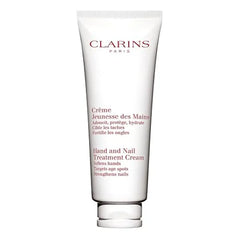 Clarins Hand and Nail Treatment Cream Award Winning Softens, Nourishes and Shields Skin Strengthens Nails and Conditions Cuticles Natural Plant Extracts, Including Shea Butter