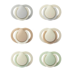 Tommee Tippee Newborn Soothers, 0-2 months, , Matte Texture, Reusable Steriliser Pod, 6 units