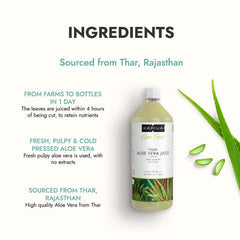 Kapiva Skin Foods Glow Mix + Aloe Vera Juice | Holistic Skin Care Combo