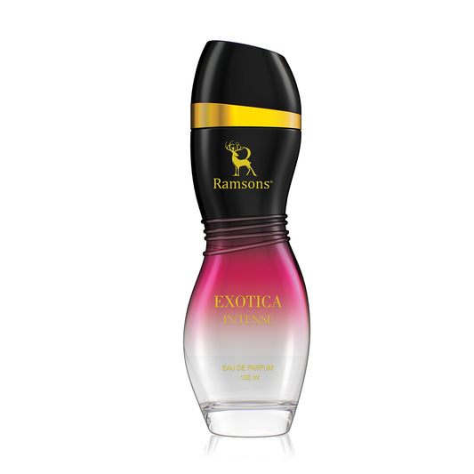 Ramsons Exotica Intense Eau De Parfum 100ml | Exquisite Blend of Fruity Plum and Spicy Tuberose | Long Lasting Perfume for Men & Women | Captivating Fragrance with Vanilla and Musk Base Notes