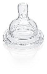 Avent Classic+ Silicone Airflex Teats Slow Flow 1 Month and Above Pack of 2