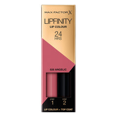 Max Factor Lipfinity 2-step Long Lasting Lipstick - 020 Angelic, 2.3 ml + 1.9 g
