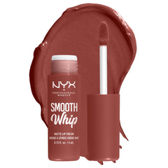 NYX PROFESSIONAL MAKEUP Smooth Whip Matte Lip Cream, Vegan Liquid Lipstick - Latte Foam (Pinky Mauve)