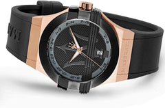 Maserati Men's R8851108002 Potenza Black Watch - Multicolor