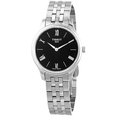 Tissot Tradition Quartz Watch Dial Black - Silver