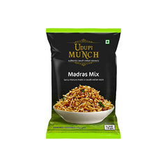 Chheda's Udupi Munch Madras Mix| Authentic Namkeen Spicy & Crunchy Snack | 100% Vegetarian Mixture -170g