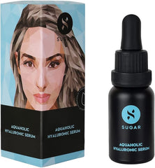 SUGAR Cosmetics Aquaholic Hyaluronic Serum | Hydrating Serum Infused With Hydraulic Acid | For Firmer, Smoother and Plumper Looking Skin | 15ml