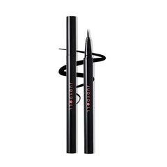 JUDYDOLL Intense Black Liquid Eyeliner - Black Liquid Liner, Waterproof, Smudge-proof, Long lasting, Easy Glide & Ultra-fine Brush Tip, Skip-free Lining, Ideal for Cat Eyes & Wings, Beginner Friendly