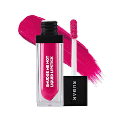 Sugar Cosmetics Smudge Me Not Liquid Lipstick 07 Rethink Pink (Fuchsia), 4.5 ml