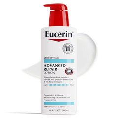 Eucerin Advanced Repair Lotion, Fragrance Free - 16.9 Fl Oz
