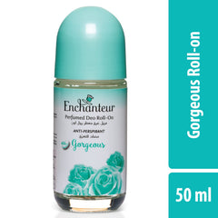 Enchanteur Gorgeous Roll On, 48 Hr Odour Protection, Anti-Perspirant, 50 ml