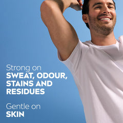 NIVEA MEN Black & White Invisible Antiperspirant Deodorant Spray, Original, 72H Active Protection, 5IN1, Anti-Odour, Sweat, Stains, Residues & Irritation, 150ml