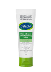 Cetaphil Daily Advance Ultra Hydrating Lotion, Face & Body Moisturizer for Men & Women, Dry and Sensitive Skin, Unscented, 225 g