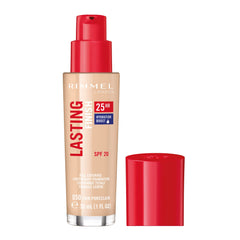 Rimmel London Lasting Finish 25 Hour Foundation, Full Coverage Formula with SPF 20, 050 Fair Porcelain, 30 ml