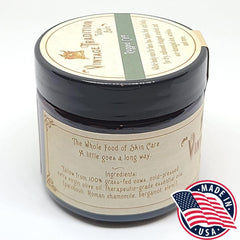 Vintage Tradition Rugged Cliff Tallow Balm, 100% Grass-Fed, 2 Fl Oz"The Whole Food of Skin Care"